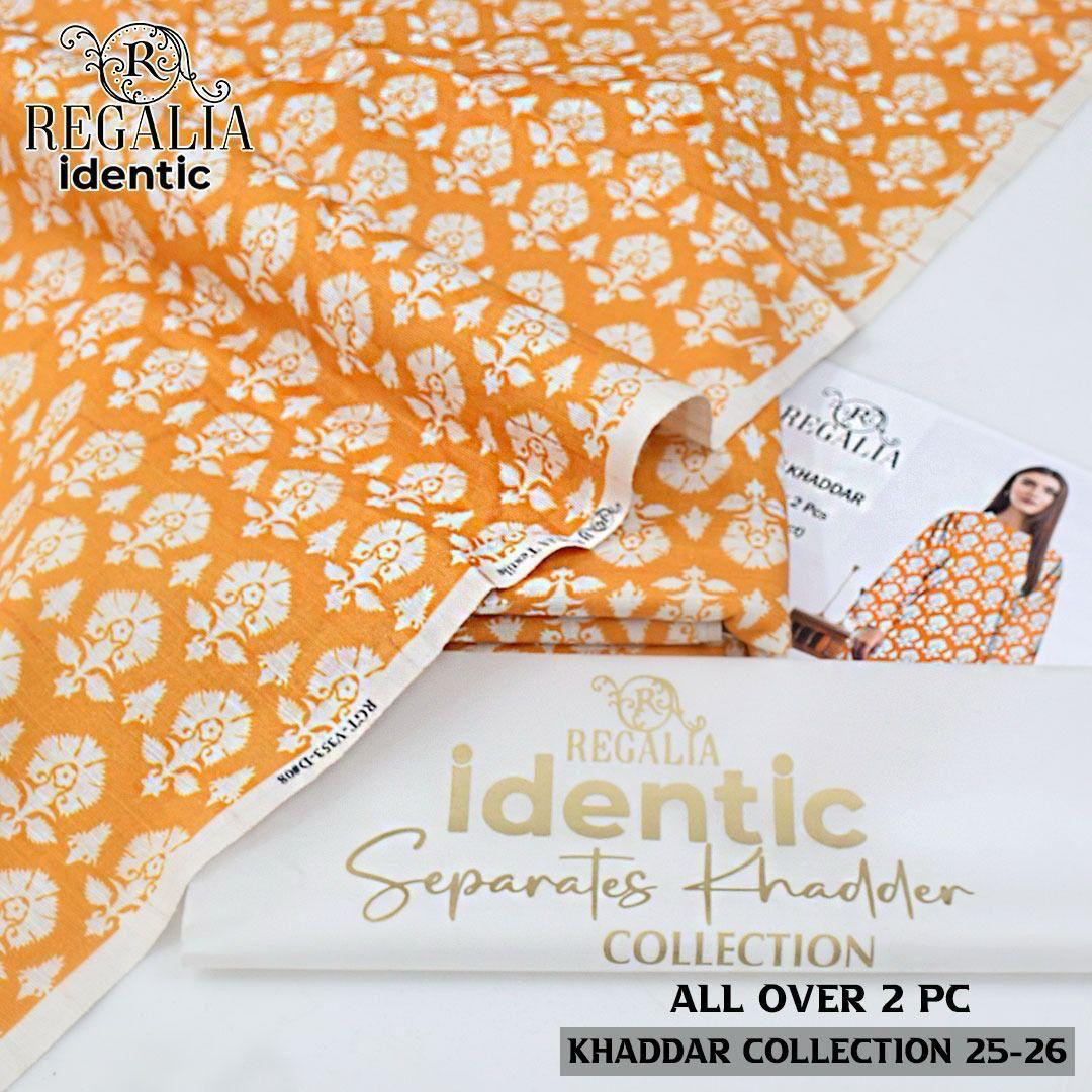 REGALIA TEXTILE — Identic Zari Khaddar 2-Piece Winter Collection