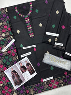 BAREEZE LUXURY DHANAK — Full Heavy Embroidered Shawl Edition