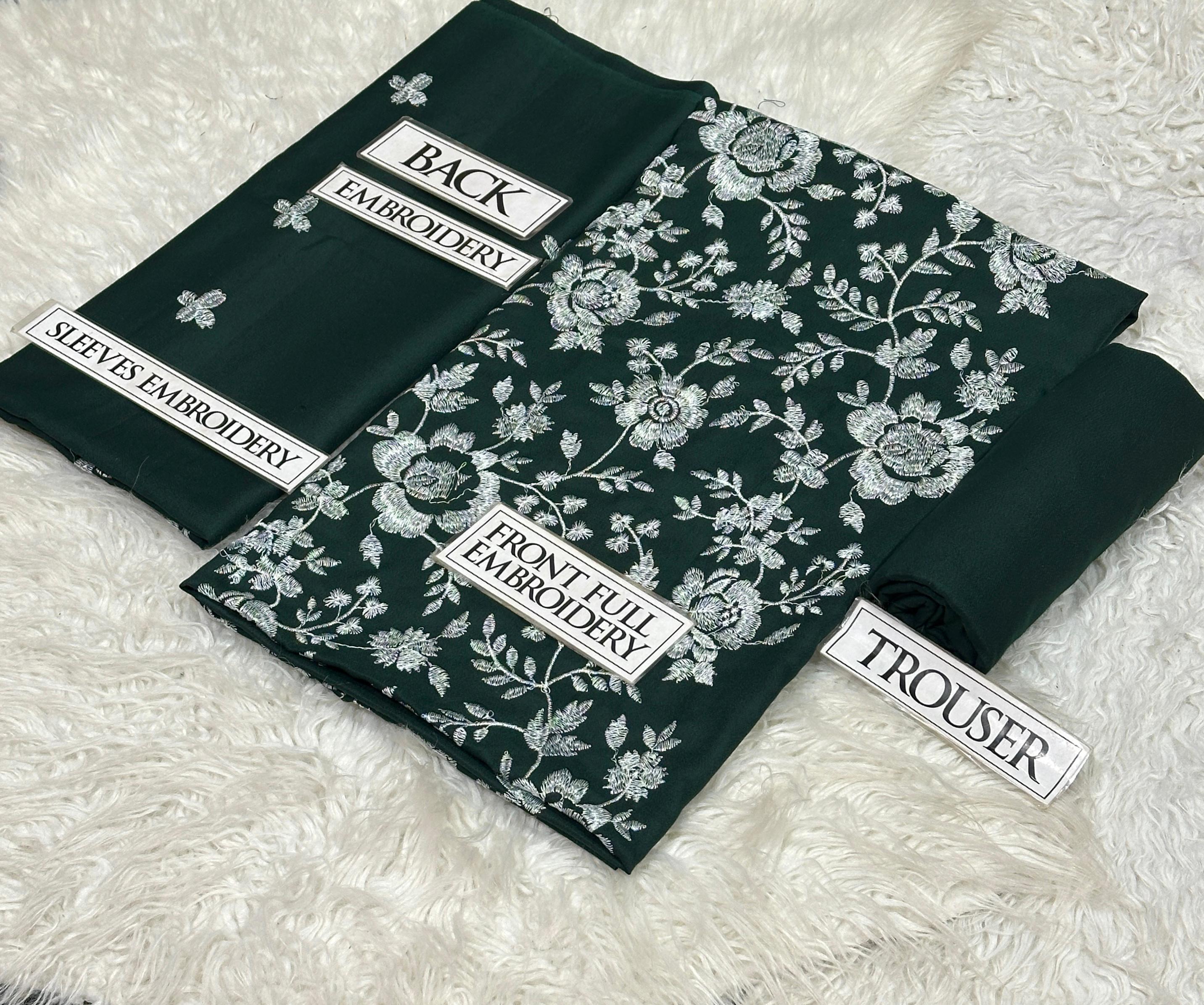 Bareeze Dhanak Winter 2025 – Fully Embroidered Suit