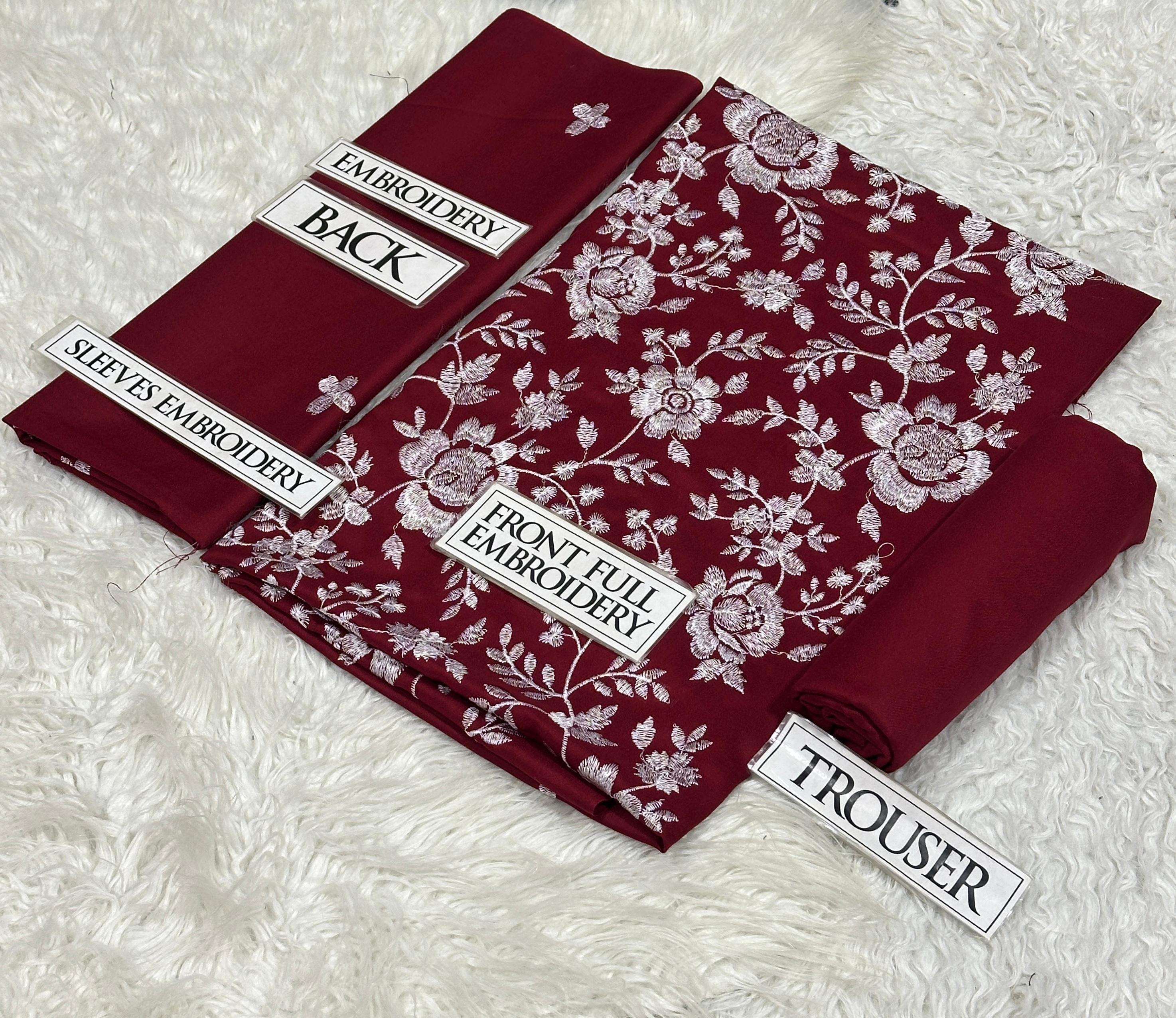 Bareeze Dhanak Winter 2025 – Fully Embroidered Suit