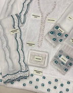 Azure Signature Chiffon 3PC – Premium Embroidery