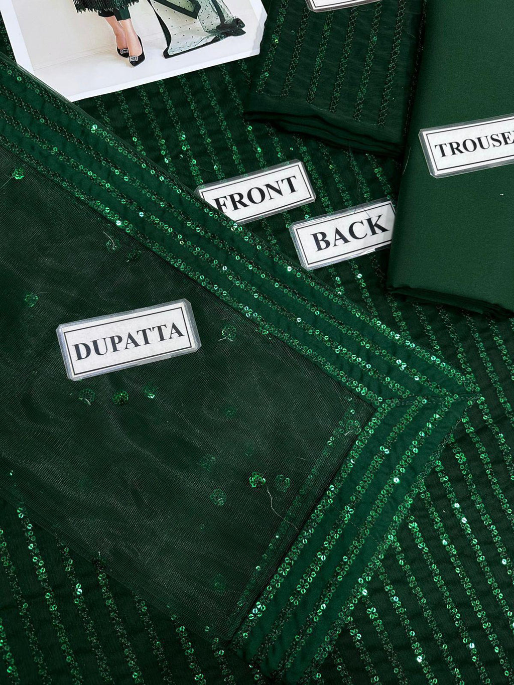 Baroque Semi Pure Chiffon – Deluxe Heavy Embroidered Sequence Suit