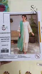 URGE Premium Dhanak 3PC Unstitched Fabric Set with Pashmina