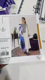 URGE Elegant Winter Dhanak 3PC Unstitched Fabric with Pashmina