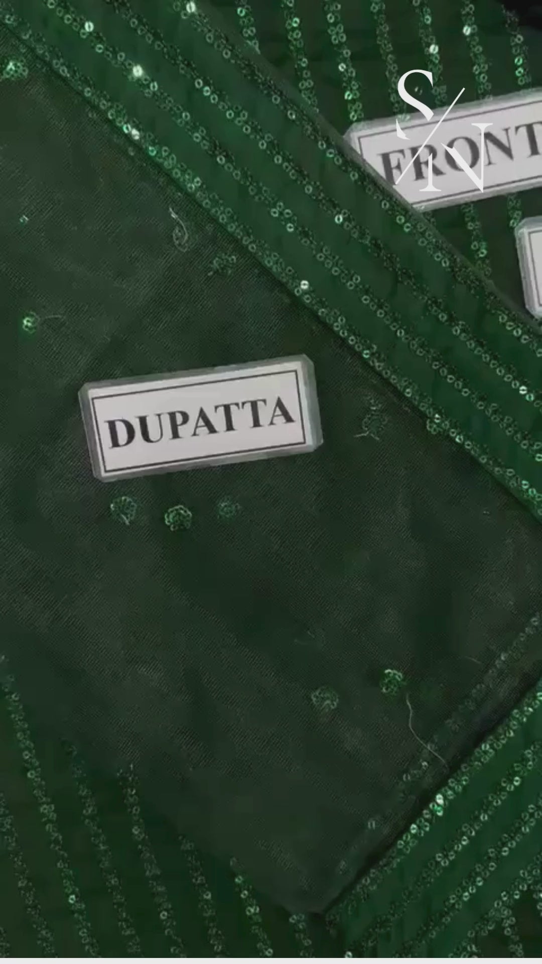 Baroque Semi Pure Chiffon – Deluxe Heavy Embroidered Sequence Suit