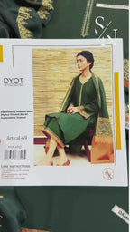 DYOT Signature Winter Dhanak 3PC Unstitched Fabric with Pashmina
